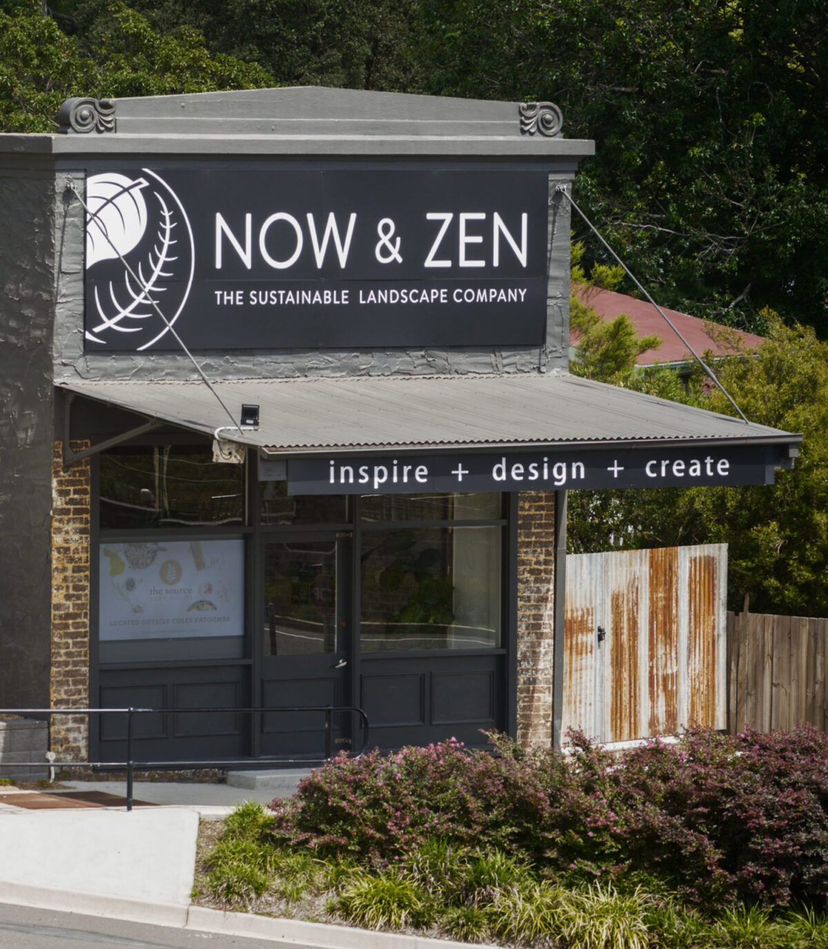 The Now & Zen Landscapes Bullaburra Showroom.